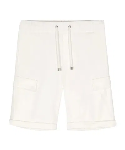 PESERICO DRAWSTRING-WAIST COTTON SHORTS