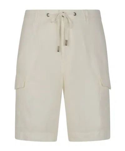 Peserico Drawstring-waist Shorts In White