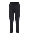 Peserico Drawstring-waist Tapered Trousers In Black