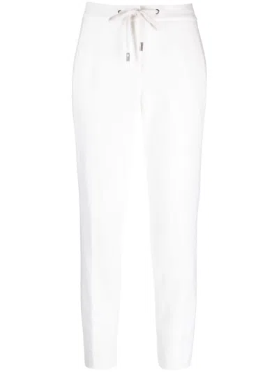 Peserico Drawstring-waist Track Trousers In White