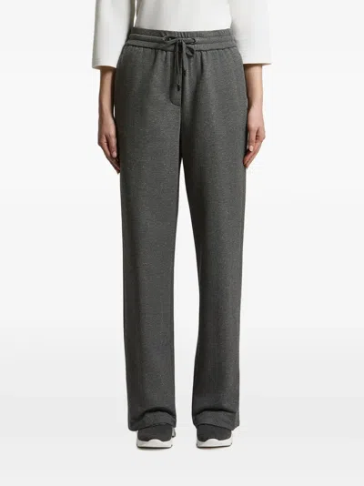 Peserico Drawstring-waist Track Pants In Gray