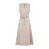 Peserico Sleeveless Maxi Dress With Fitted Bodice