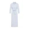 Peserico Chemisier Linen Midi Shirt Dress