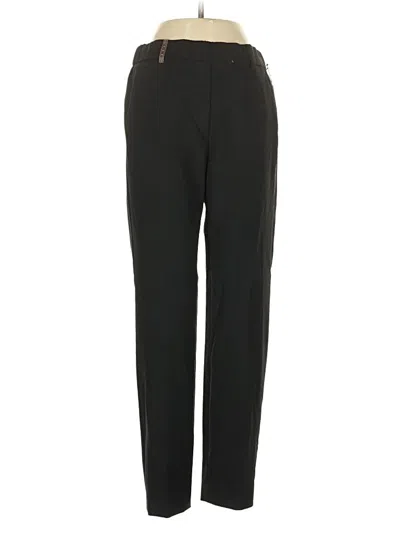 Pre-owned Peserico Dress Pants In Black