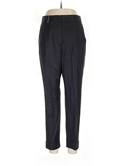 Pre-owned Peserico Dress Pants In Black
