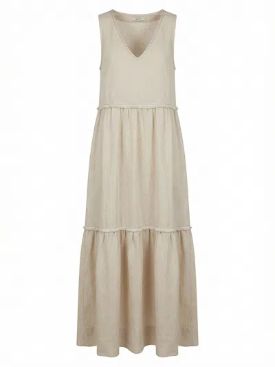 Peserico Dress In Brown