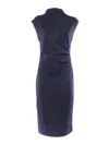 Peserico Midi Dress In Blue