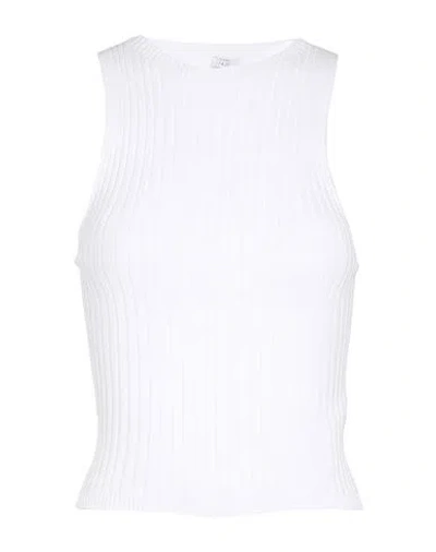 Peserico Easy Woman Top White Size 6 Cotton