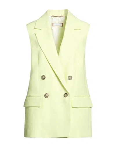 Peserico Easy Woman Blazer Lime Green Size 6 Linen