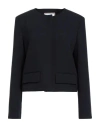Peserico Easy Woman Blazer Midnight Blue Size 6 Polyester, Viscose, Cotton, Elastane
