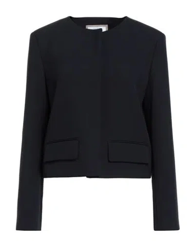 Peserico Easy Woman Blazer Midnight Blue Size 6 Polyester, Viscose, Cotton, Elastane