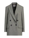 Peserico Easy Woman Blazer Military Green Size 6 Wool, Polyester, Polyamide, Silk, Elastane