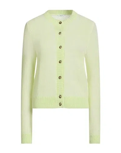 Peserico Easy Woman Cardigan Lime Green Size 6 Alpaca Wool, Nylon, Virgin Wool
