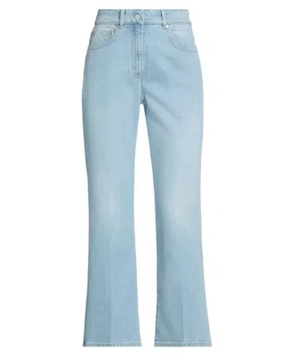 Peserico Easy Woman Jeans Blue Size 8 Cotton, Elastane