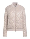 Peserico Easy Woman Jacket Beige Size 10 Polyamide, Cotton