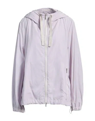 Peserico Easy Woman Jacket Lilac Size 6 Polyamide In Purple