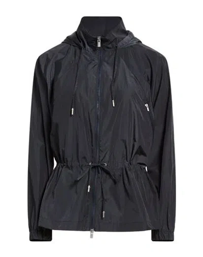Peserico Easy Woman Jacket Midnight Blue Size 6 Polyamide, Cotton