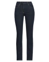Peserico Easy Woman Jeans Blue Size 6 Cotton, Elastane In Blue
