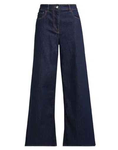 Peserico Easy Woman Jeans Blue Size 6 Cotton, Polyester, Elastane