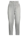Peserico Easy Woman Jeans Grey Size 16 Cotton, Elastane In Grey