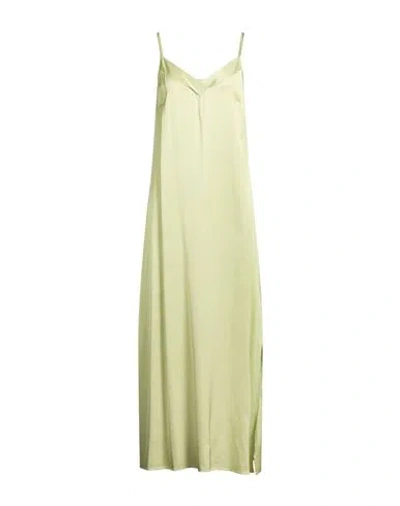 Peserico Easy Woman Maxi Dress Light Green Size 6 Viscose