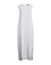 Peserico Easy Woman Maxi Dress White Size 16 Linen