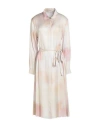 Peserico Easy Woman Midi Dress Beige Size 8 Viscose In Beige