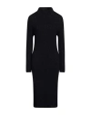 Peserico Easy Woman Midi Dress Midnight Blue Size 6 Wool, Cashmere, Polyester