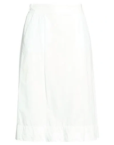 Peserico Easy Woman Midi Skirt Sky Blue Size 10 Cotton In White