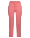 Peserico Easy Woman Pants Antique Rose Size 14 Cotton, Elastane In Pink