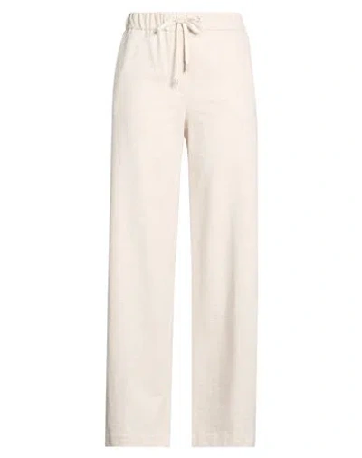 Peserico Easy Woman Pants Beige Size 10 Cotton In Pink