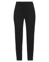 Peserico Easy Woman Pants Black Size 4 Polyester, Viscose, Cotton, Elastane In Black