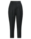 Peserico Easy Woman Pants Black Size 10 Virgin Wool, Elastane