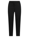 Peserico Easy Woman Pants Black Size 12 Cotton, Elastane