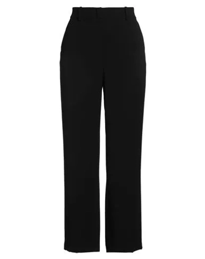 Peserico Easy Woman Pants Black Size 12 Polyester