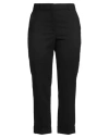 Peserico Woman Pants Black Size 10 Cotton, Elastane In Black