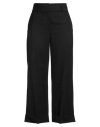 Peserico Easy Woman Pants Black Size 14 Wool, Polyester, Elastane