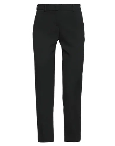 Peserico Easy Woman Pants Black Size 6 Polyester, Viscose, Cotton, Elastane