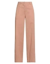 Peserico Easy Woman Pants Blush Size 8 Cotton, Tencel, Silk, Elastane In Brown