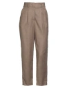 Peserico Easy Woman Pants Brown Size 2 Virgin Wool, Elastane