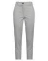Peserico Easy Woman Pants Charcoal Size 6 Cotton, Elastane In Grey