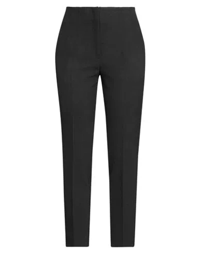 Peserico Easy Woman Pants Charcoal Size 6 Polyester, Viscose, Cotton, Elastane In Gray