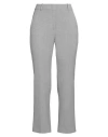 Peserico Easy Woman Pants Grey Size 10 Polyester, Viscose, Cotton, Elastane In Grey