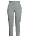 Peserico Easy Woman Pants Grey Size 10 Polyester, Wool, Elastane In Gray