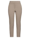 Peserico Easy Woman Pants Khaki Size 10 Polyester, Viscose, Cotton, Elastane In Beige