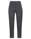 Peserico Easy Woman Pants Lead Size 4 Polyester, Viscose, Cotton, Elastane In Grey