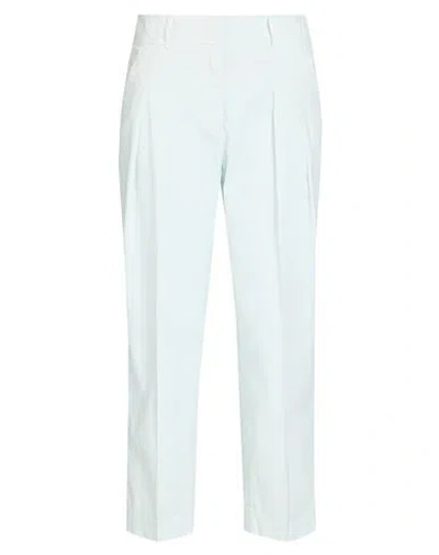 Peserico Easy Woman Pants Light Green Size 10 Cotton, Elastane In Green