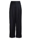 Peserico Easy Woman Pants Midnight Blue Size 10 Virgin Wool, Elastane In Blue
