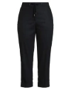 Peserico Easy Woman Pants Midnight Blue Size 10 Wool, Polyester, Viscose, Polyamide, Elastane
