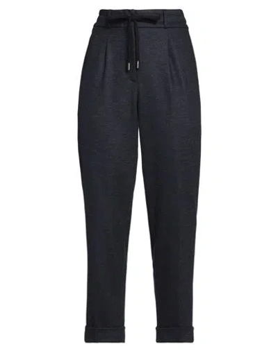 Peserico Easy Woman Pants Midnight Blue Size 6 Polyamide, Virgin Wool, Elastane